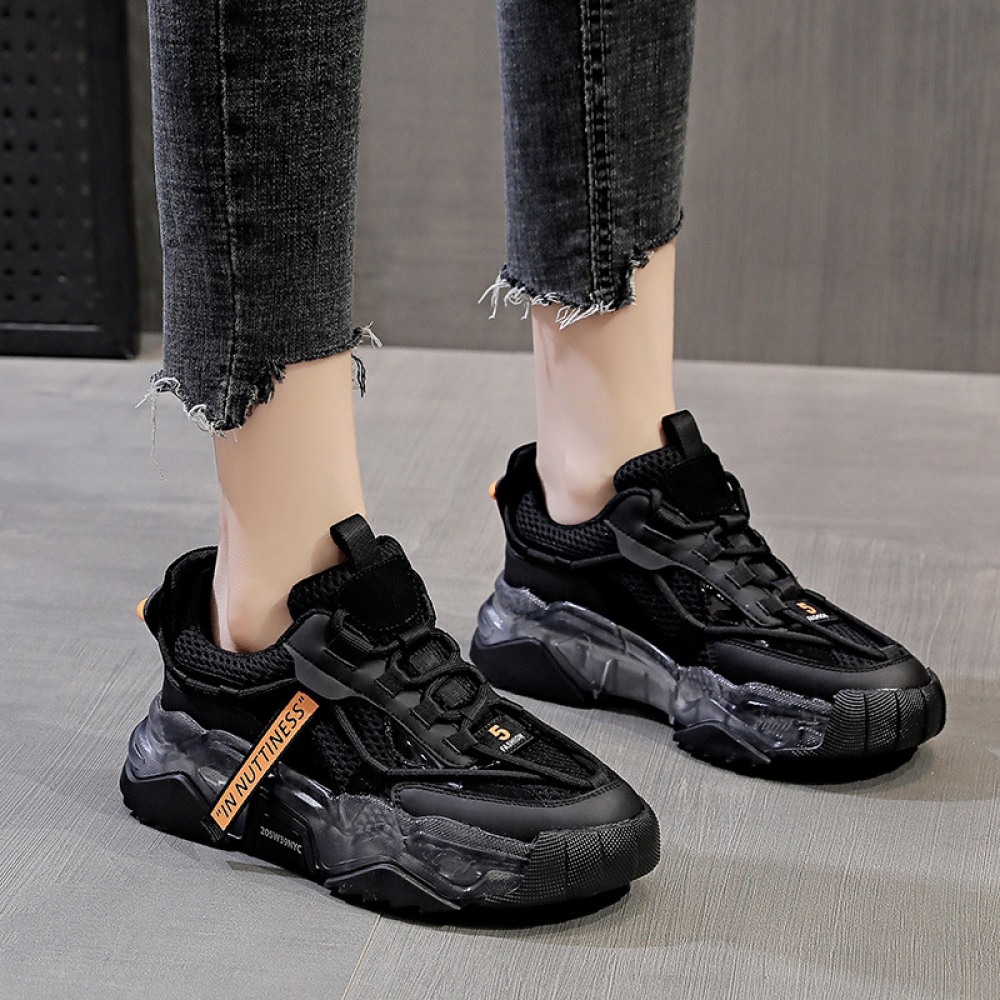 Autumn New Women's Trendy Casual Sports Shoes Thick Bottom Breathable Shoes